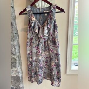 Floral ruffle Loft summer dress